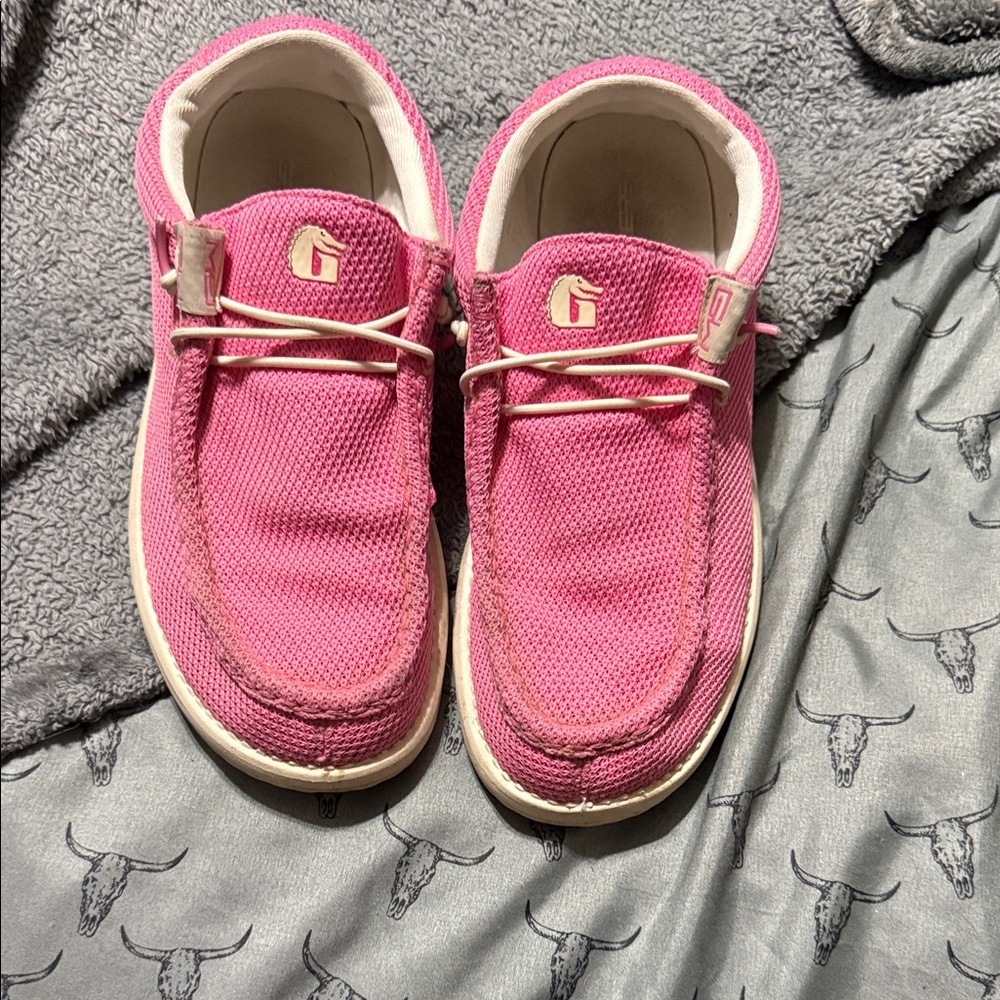 Women's Pink Moccasins